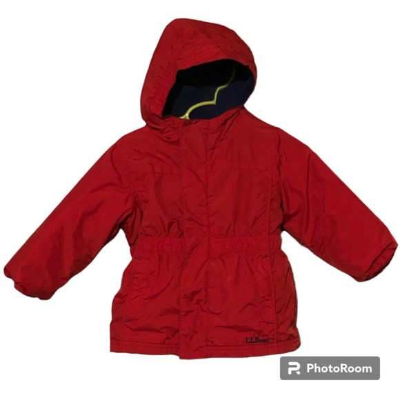 L.L. Bean Other - LL Bean Infants Red Winter Coat Jacket Vintage Style Size 12-18M